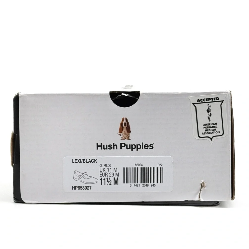 Hush Puppies Lexi Girl’s Mary Jane Shoes Black Size 11 1/2